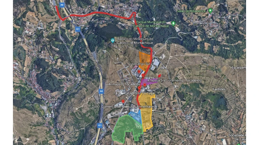 Terreno Comércio / Armazém para Venda em Fanhões Foto 3