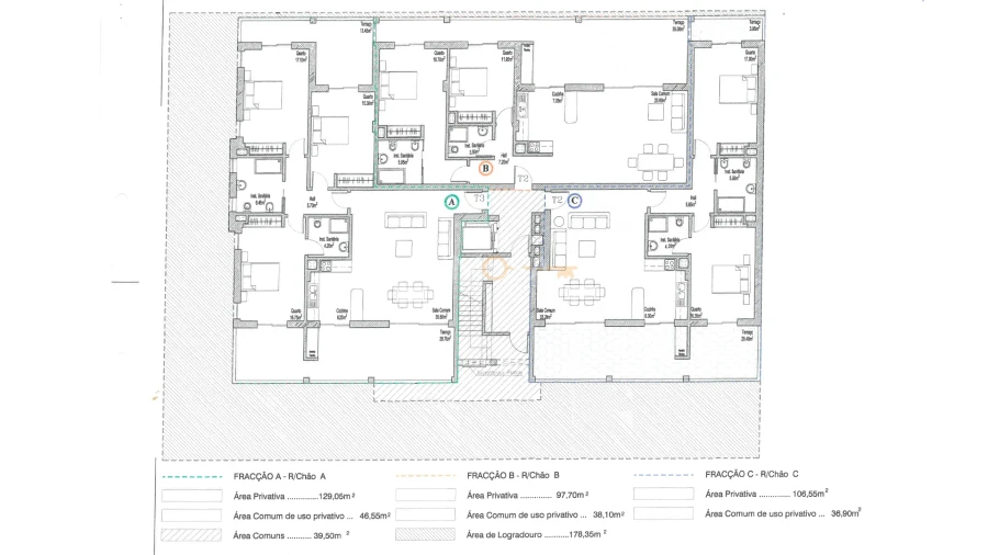 Apartamento T2 para Venda em Lagos (São Sebastião e Santa Maria) Planta 1