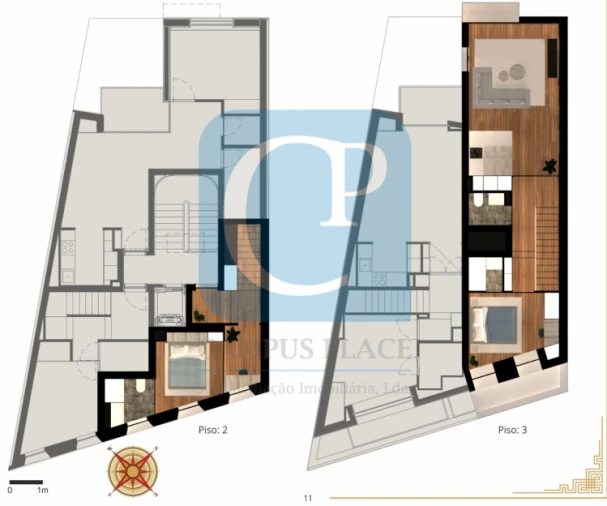 Apartamento T2 para Venda em Cedofeita, Santo Ildefonso, Sé, Miragaia, São Nicolau e Vitória Planta 1