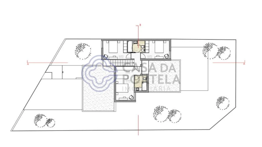 Moradia T3 para Venda em São João da Madeira Planta 1