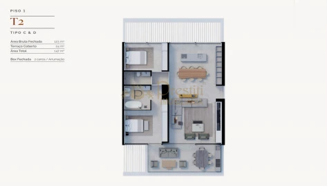 Apartamento T2 para Venda em Quarteira