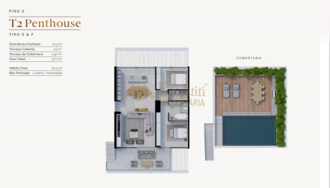 Apartamento T2 para Venda em Quarteira