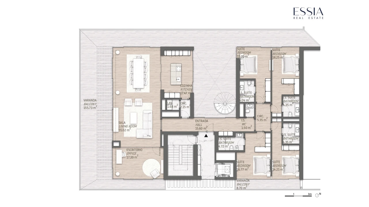 Apartamento T4 para Venda em Quarteira Foto 18