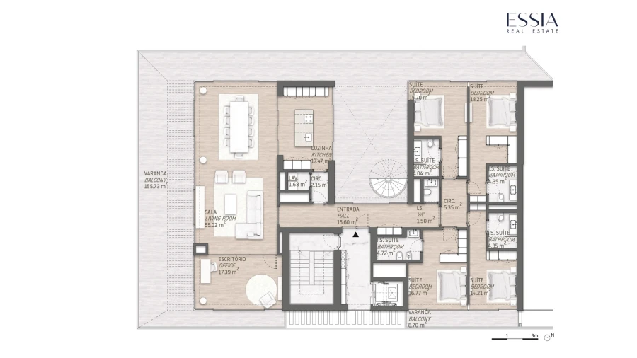 Apartamento T4 para Venda em Quarteira Foto 18