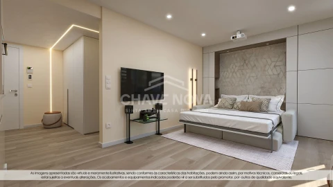Apartamento T1 para Venda em Arcozelo