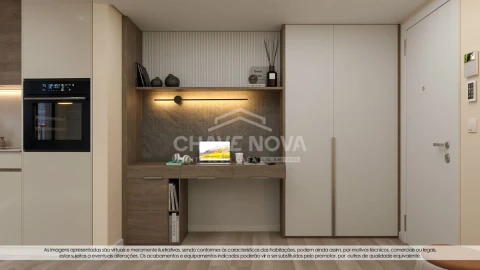Apartamento T1 para Venda em Arcozelo