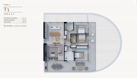 Apartamento T3 para Venda em Quarteira