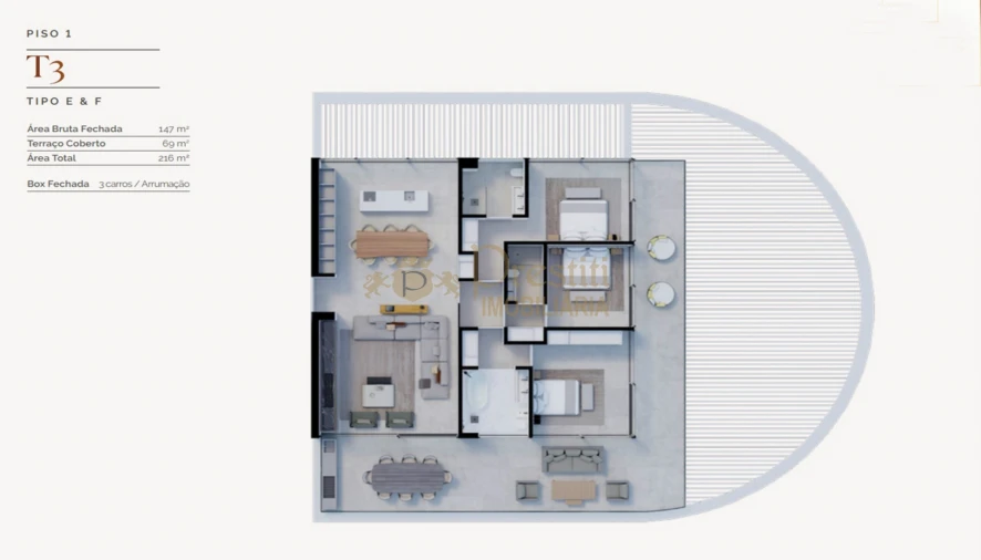 Apartamento T3 para Venda em Quarteira Foto 33