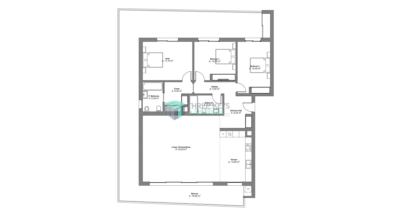 Apartamento T3 para Venda em Portimão Foto 16