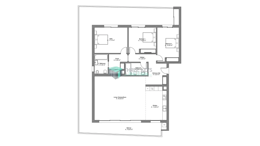 Apartamento T3 para Venda em Portimão Foto 16