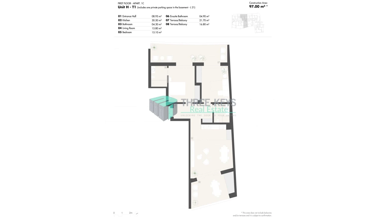 Apartamento T2 para Venda em Lagos (São Sebastião e Santa Maria) Foto 19