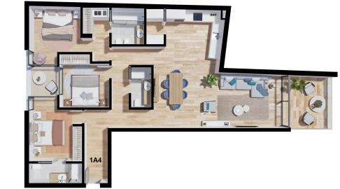 Apartamento T3 para Venda em Moncarapacho e Fuseta