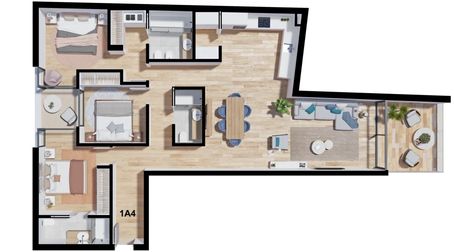 Apartamento T3 para Venda em Moncarapacho e Fuseta Foto 21