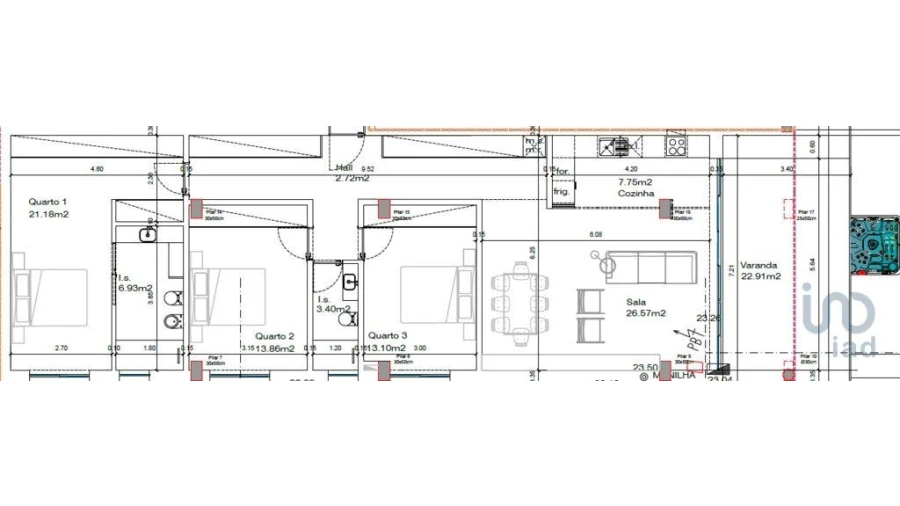 Apartamento T3 para Venda em Tavira (Santa Maria e Santiago) Foto 7