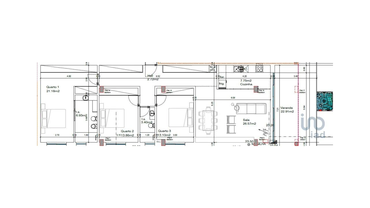 Apartamento T3 para Venda em Tavira (Santa Maria e Santiago) Foto 7