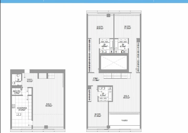 Apartamento T3 para Venda em Cascais e Estoril Planta 1