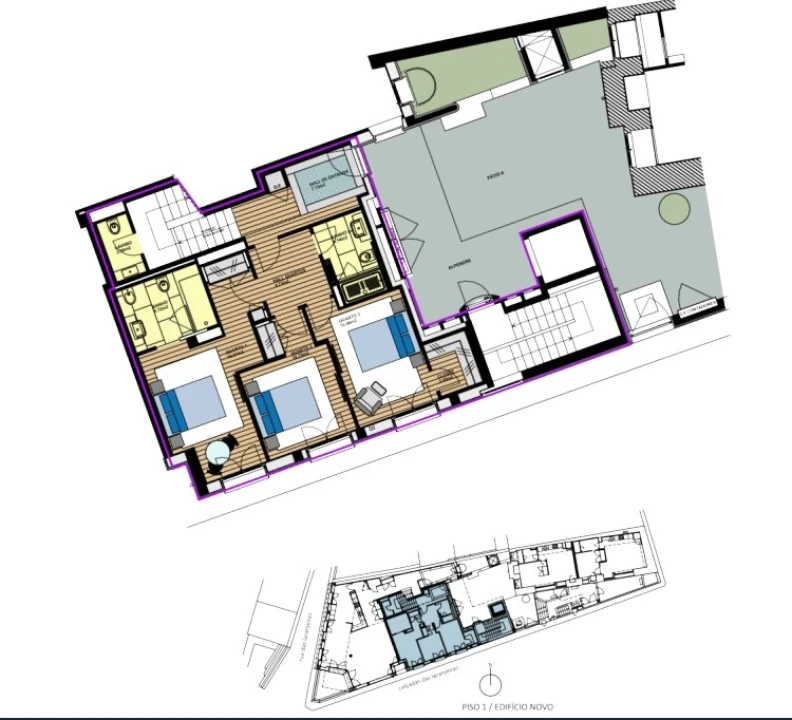 Apartamento T4 para Venda em Aldoar, Foz do Douro e Nevogilde Planta 2