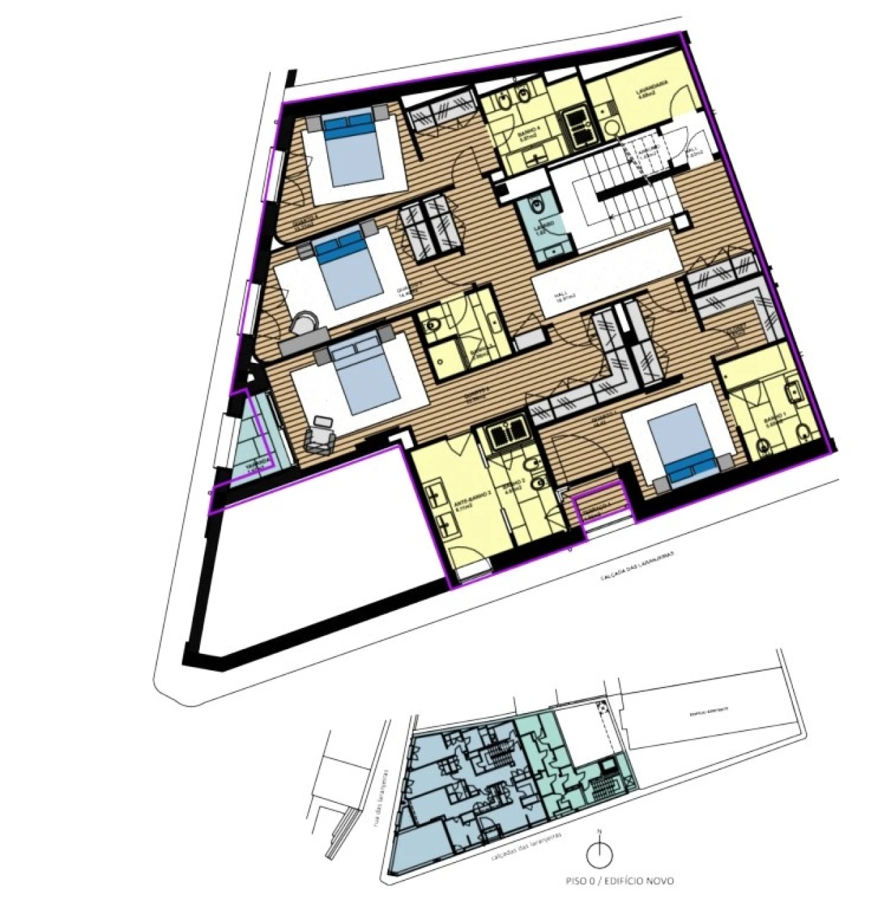 Apartamento T4 para Venda em Aldoar, Foz do Douro e Nevogilde Planta 2