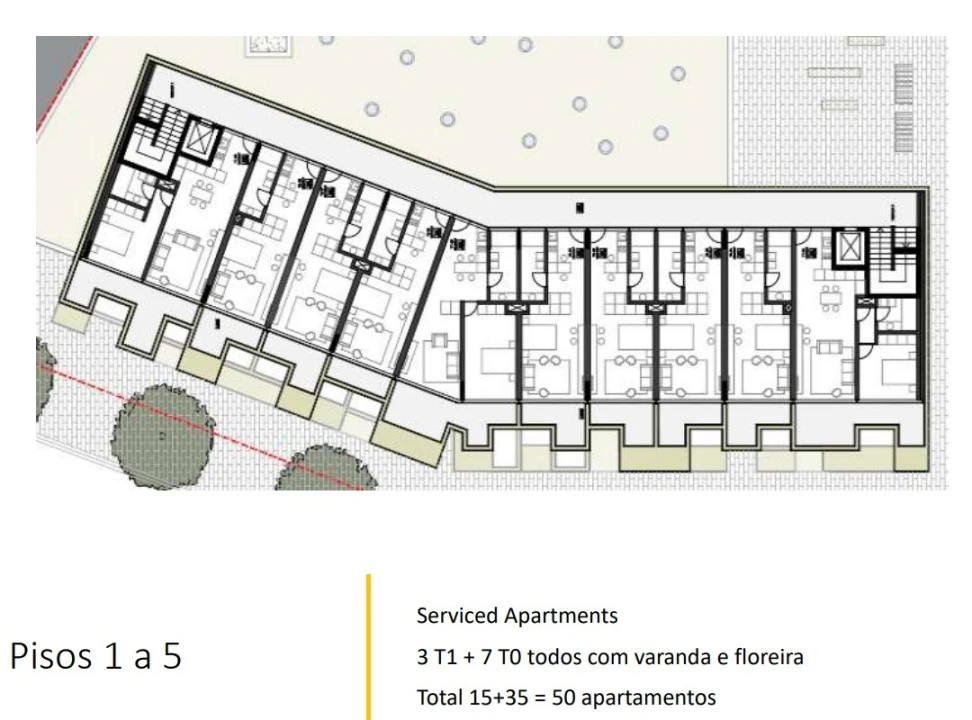 Apartamento T1 para Venda em Matosinhos e Leça da Palmeira Planta 2
