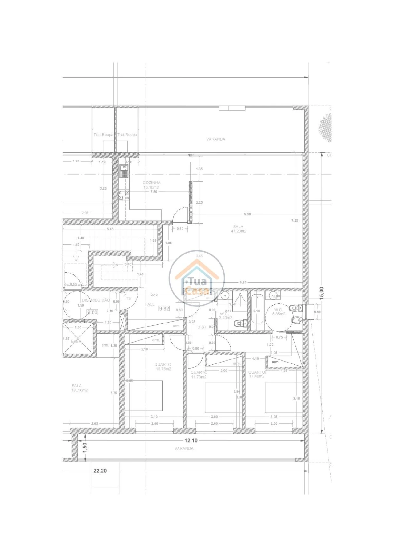 Apartamento T3 para Venda em Gafanha da Encarnação Foto 36