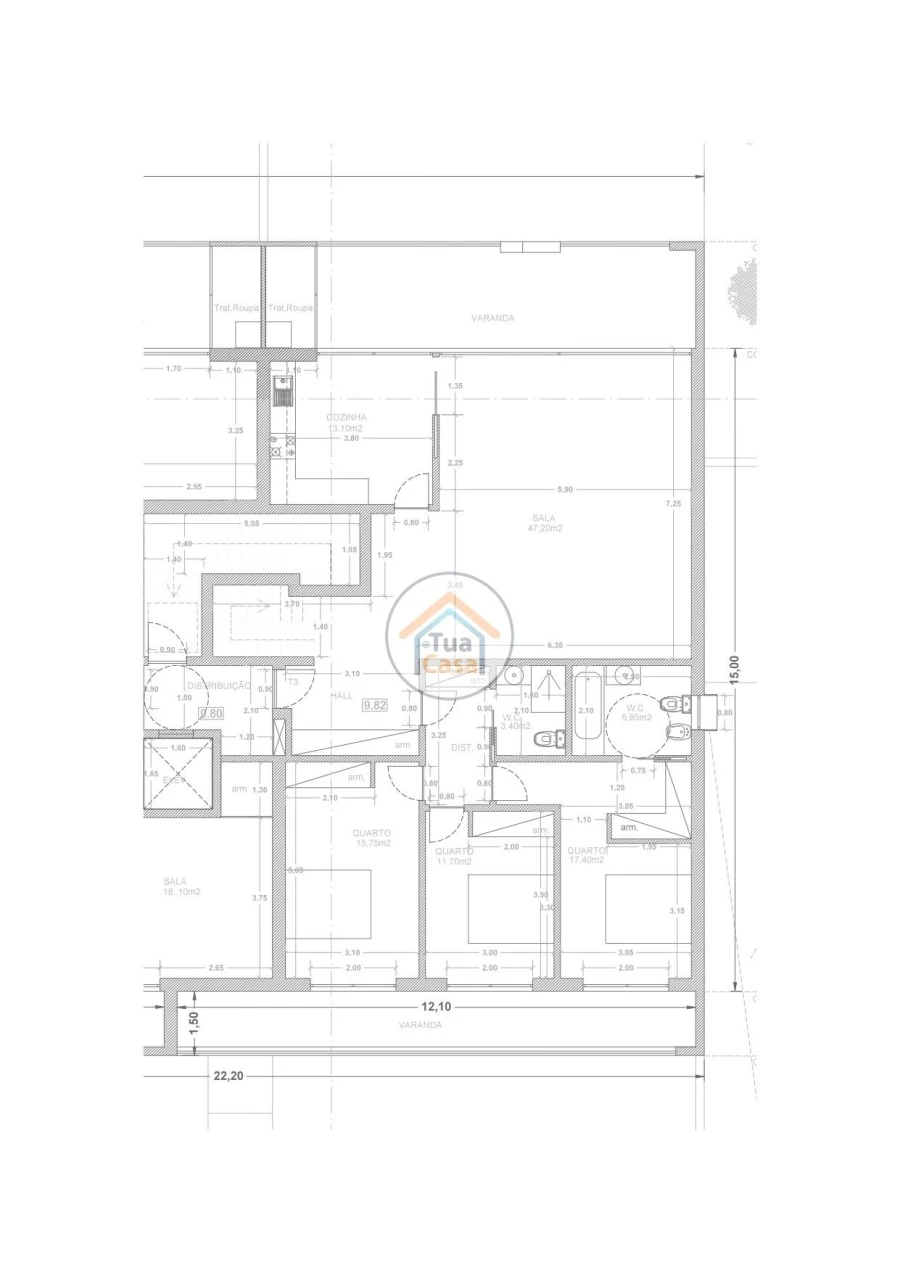 Apartamento T3 para Venda em Gafanha da Encarnação Foto 36