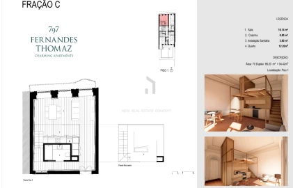 Apartamento para Venda em Cedofeita, Santo Ildefonso, Sé, Miragaia, São Nicolau e Vitória