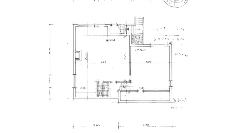 Moradia T8 para Venda em Amora Planta 1