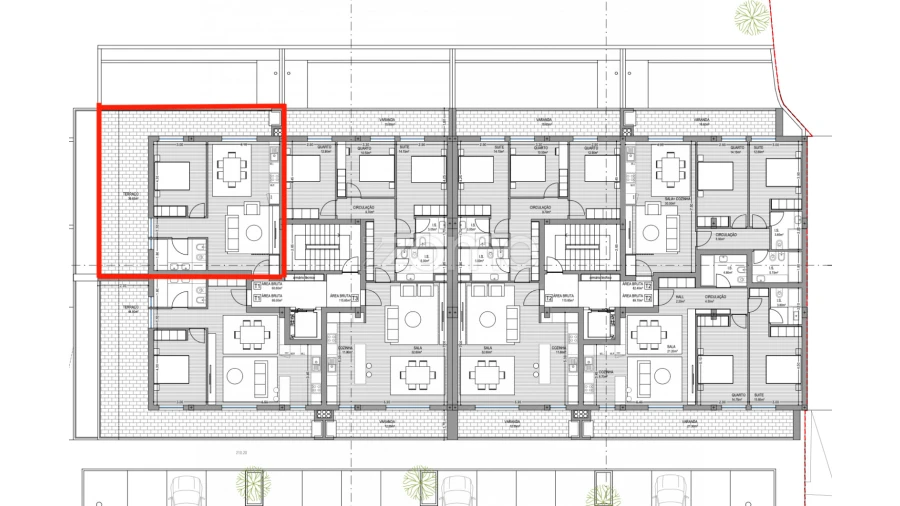 Apartamento T1 para Venda em São Vicente (Braga) Foto 17