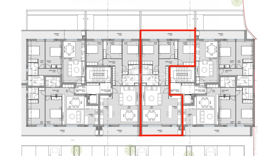 Apartamento T3 para Venda em São Vicente (Braga) Foto 17