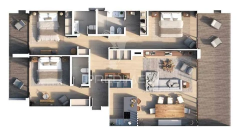 Apartamento T3 para Venda em Vau