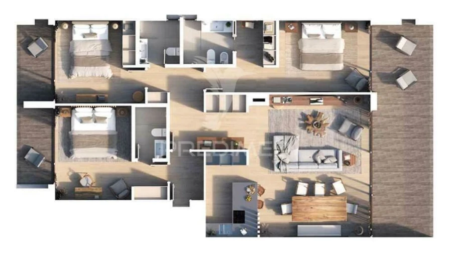 Apartamento T3 para Venda em Vau Foto 12