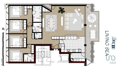 Apartamento T4 para Venda em Canidelo