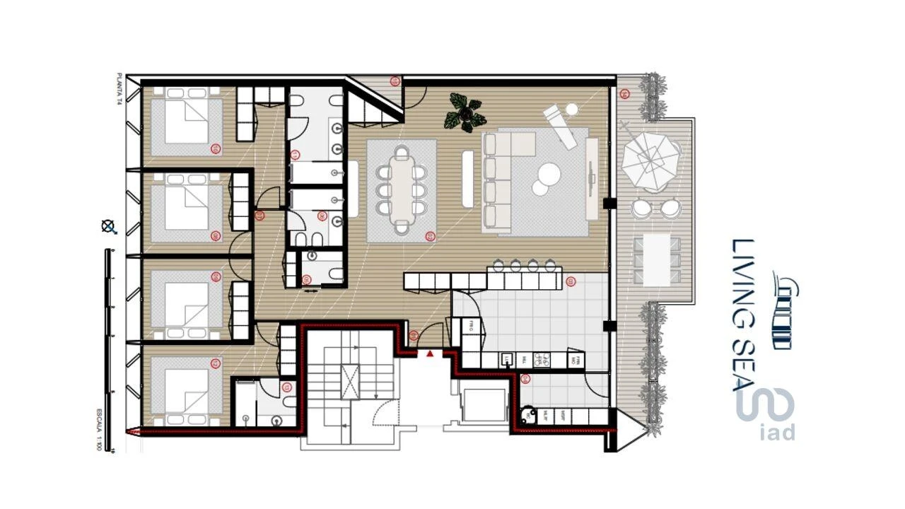 Apartamento T4 para Venda em Canidelo Foto 13