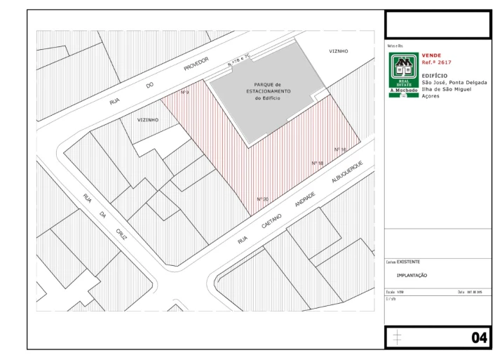 Prédio para Venda em Ponta Delgada (São José) Planta 1