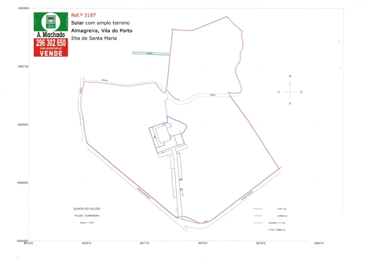 Quinta T20 para Venda em Almagreira Planta 1