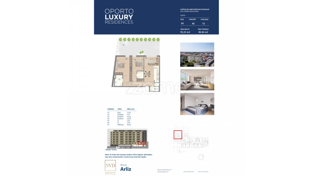 Apartamento T2 para Venda em Paranhos Foto 2