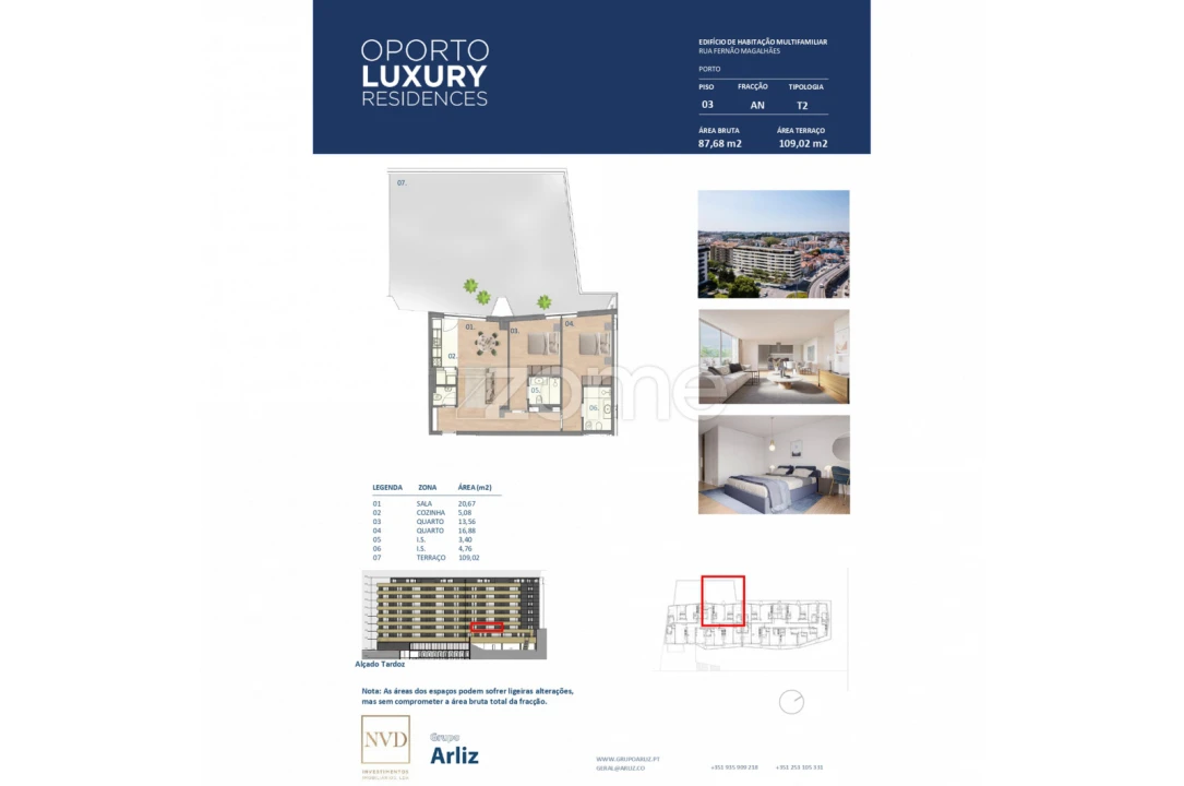 Apartamento T2 para Venda em Paranhos Foto 2