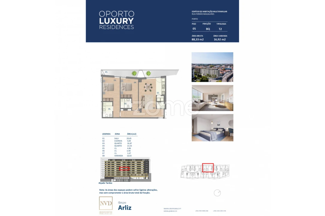 Apartamento T2 para Venda em Paranhos Foto 2