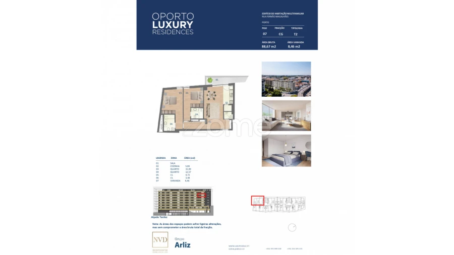 Apartamento T2 para Venda em Paranhos Foto 4