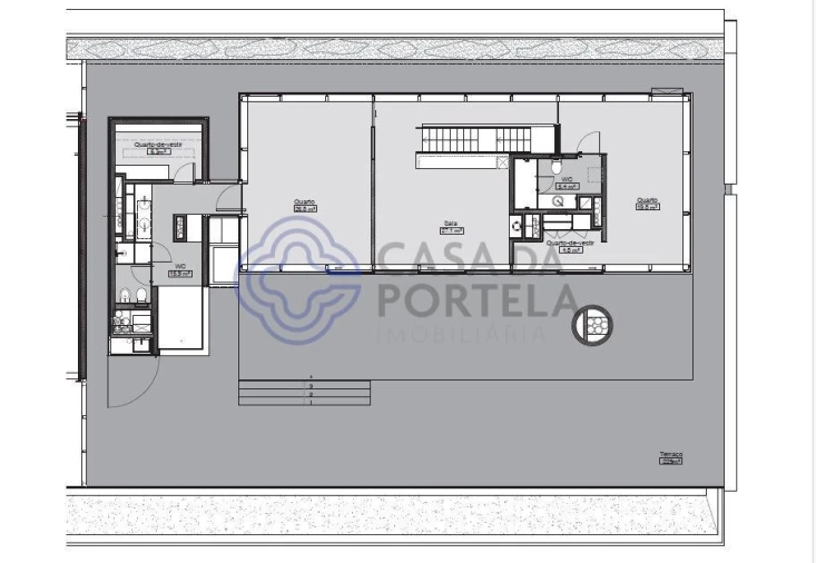 Apartamento T5 para Venda em Canidelo Planta 2