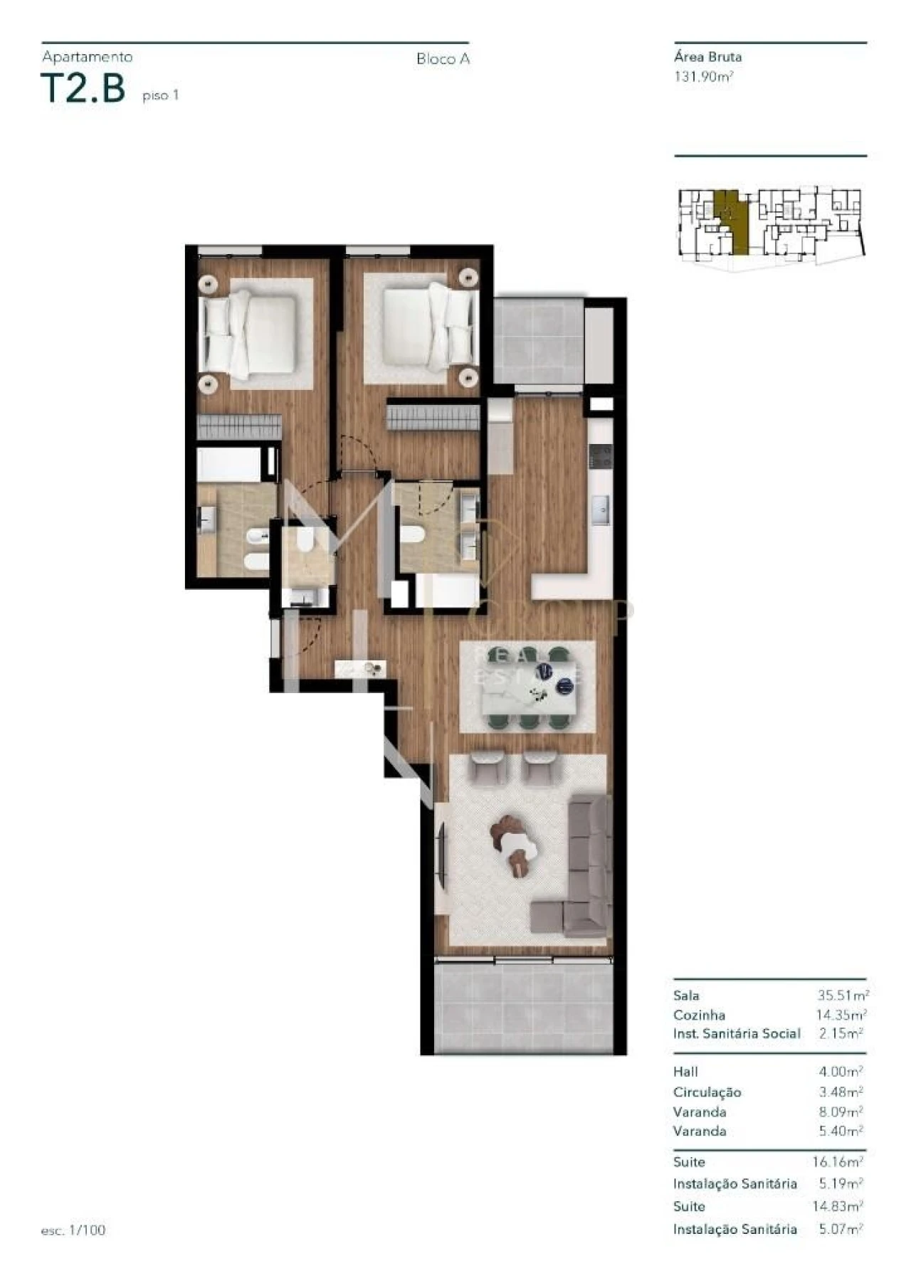 Apartamento T2 para Venda em Funchal (Santa Luzia) Foto 12