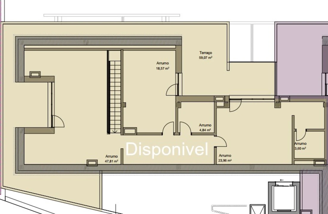 Apartamento T2 para Venda em Repeses e São Salvador Planta 2