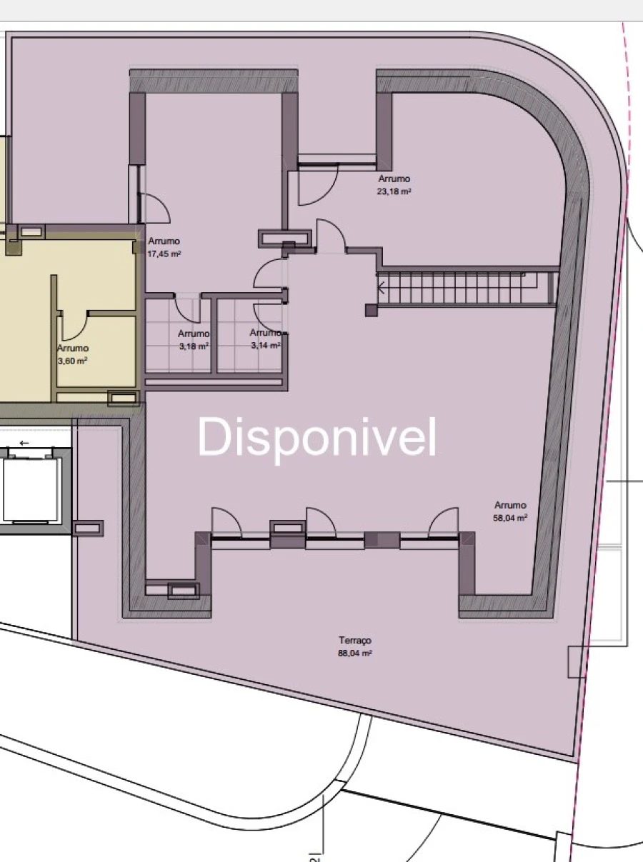 Apartamento T2 para Venda em Repeses e São Salvador Planta 2