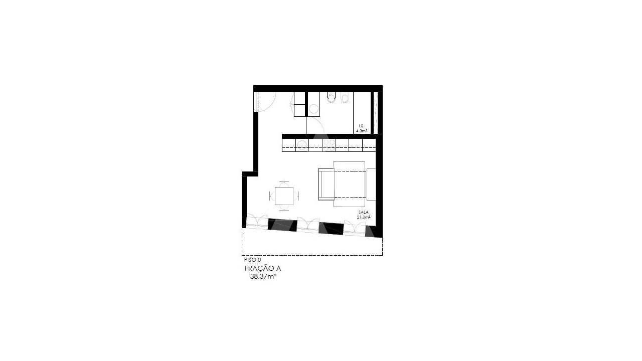 Apartamento T1 para Venda em Alcantara Foto 12