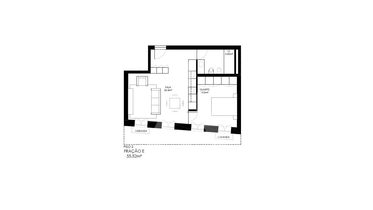 Apartamento T1 para Venda em Alcantara Foto 15