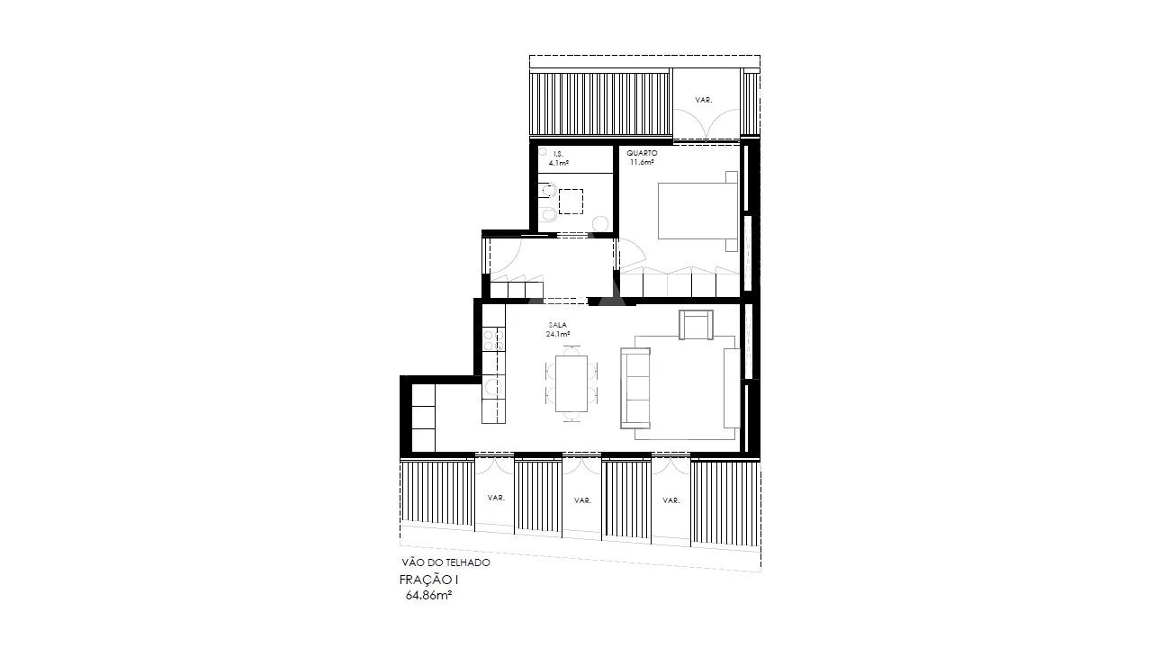 Apartamento T1 para Venda em Alcantara Foto 16