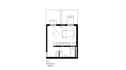 Apartamento T1 para Venda em Alcantara