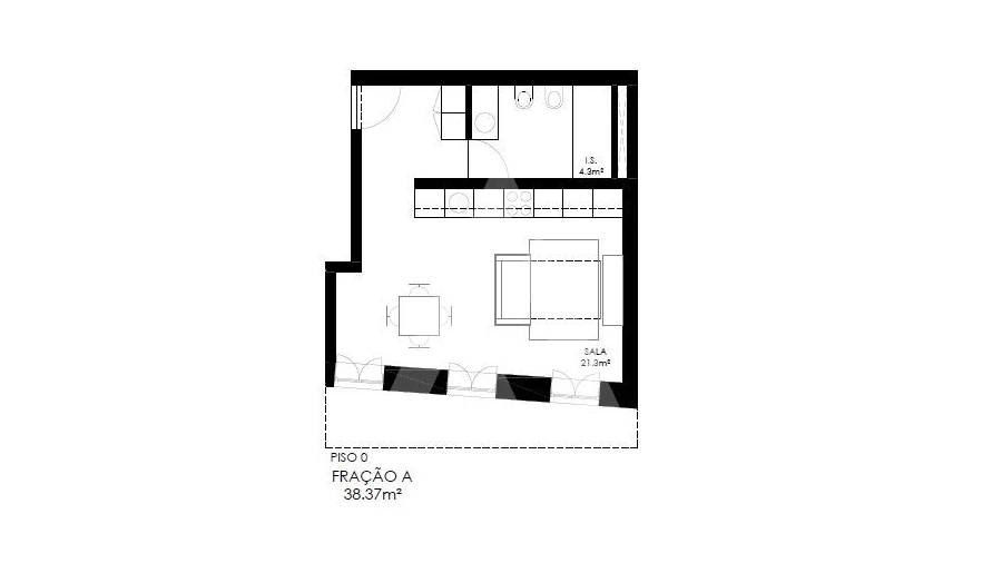 Apartamento T1 para Venda em Alcantara Foto 12