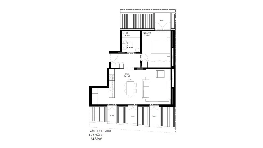 Apartamento T1 para Venda em Alcantara Foto 16