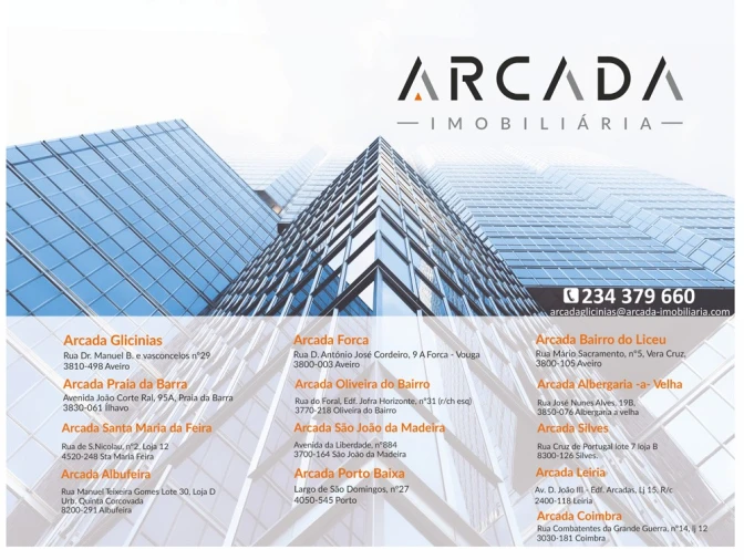 Escritório para Arrendamento em Esgueira Planta 1